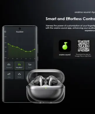 oraimo SpaceBuds Pro Premium 50dB Hybrid ANC True Wireless Earbuds