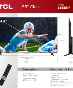 Alternative view of TCL 55P635 LED UHD 4K 55" Smart Android Television