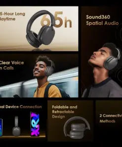 Oraimo BoomPop Lite ENC Over-Ear Wireless Headphones
