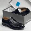 AD Maurizio Executive Black Plain Leather Laced Shoe Shopwice Ad Maurizio Black Plain Leather Laced Shoe