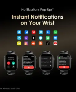 oraimo Watch Pro AM 1.85″ AMOLED IP68 Smart Watch