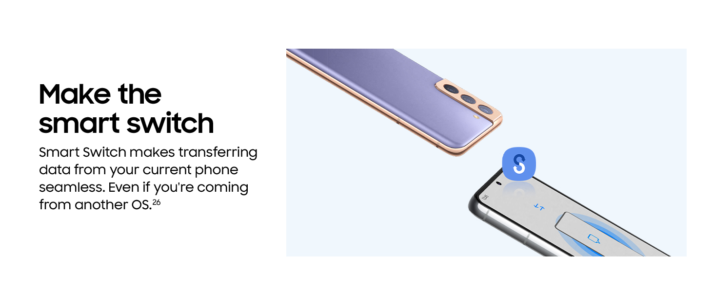 Samsung Smart Switch app facilitating seamless data transfer between phones