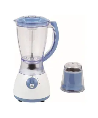 Delron DB313 2 in 1 Blender - Blue White
