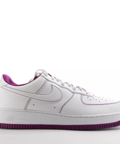 Nike Air Force Stitch White Viotech Purple Sneakers