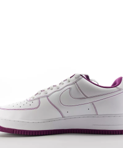 Nike Air Force Stitch White Viotech Purple Sneakers