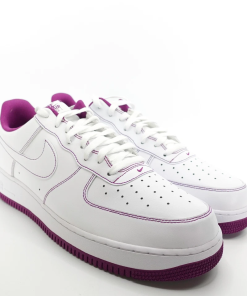 Nike Air Force 1 Low Viotech Shopwice Nike Air Force Stitch White Viotech Purple Sneakers