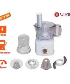 Vizio Yam Pounder Fufu Maker Multifunction Food Processor 750 Watts - White
