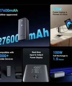 oraimo PowerJet 130 27600mAh 130W Power Bank