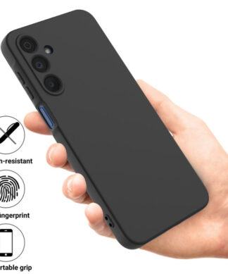 Black Silicon Case for Samsung Galaxy A17