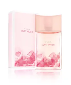 avon soft musk perfume bottle and box