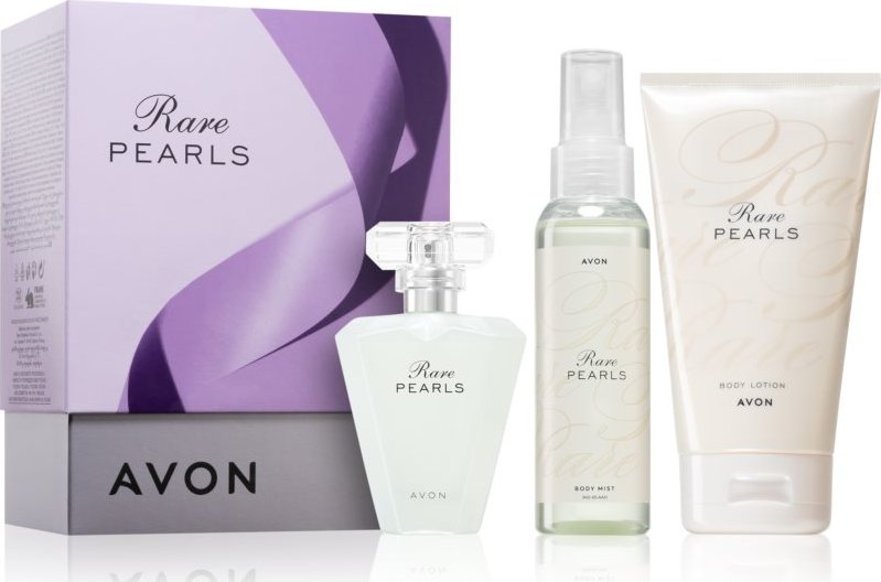 avon rare pearls giftset of 3 with box