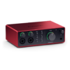 Focusrite Scarlett 4i4 Sound Card 4th Generation USB-C Audio Interface for Mac and PC