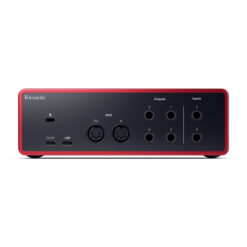 Focusrite Scarlett 4i4 Sound Card 4th Generation USB-C Audio Interface for Mac and PC
