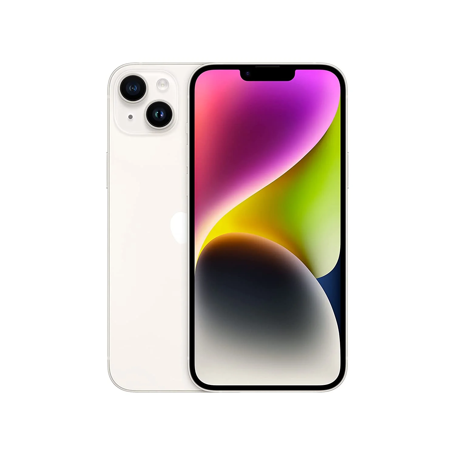 Apple iPhone 14 Plus Unlock 128GB Renewed Shopwice iphone 14 plus renewed version white color.