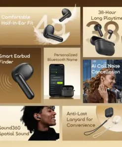 oraimo SpaceBuds Air 38 Hours Smart Finder True Wireless Earbuds