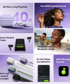 Oraimo SpaceBuds Lite Sound360 Anti-Lost True Wireless Earbuds