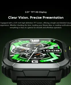 oraimo Watch Lumos N 2.01'' HD Display IP68 Smart Watch