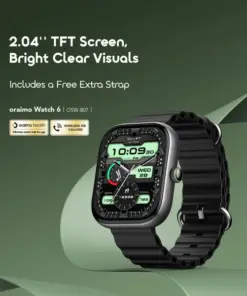 oraimo Watch 6 2.04" TFT IP68 Smart Watch