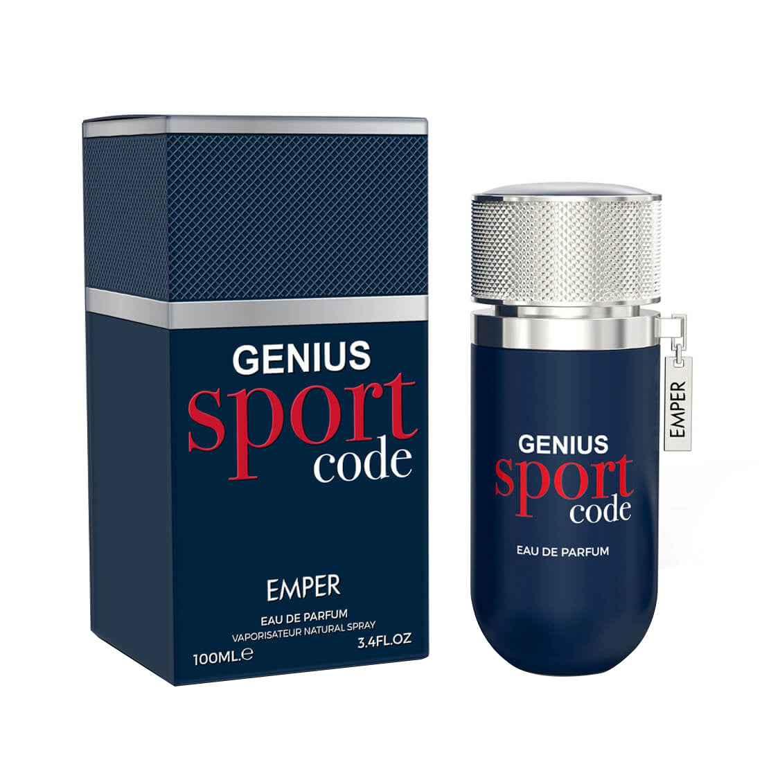 Emper Genius Sport Code Eau De Parfum 100ml Shopwice Emper Genius Sport Code Eau De Parfum 100ml