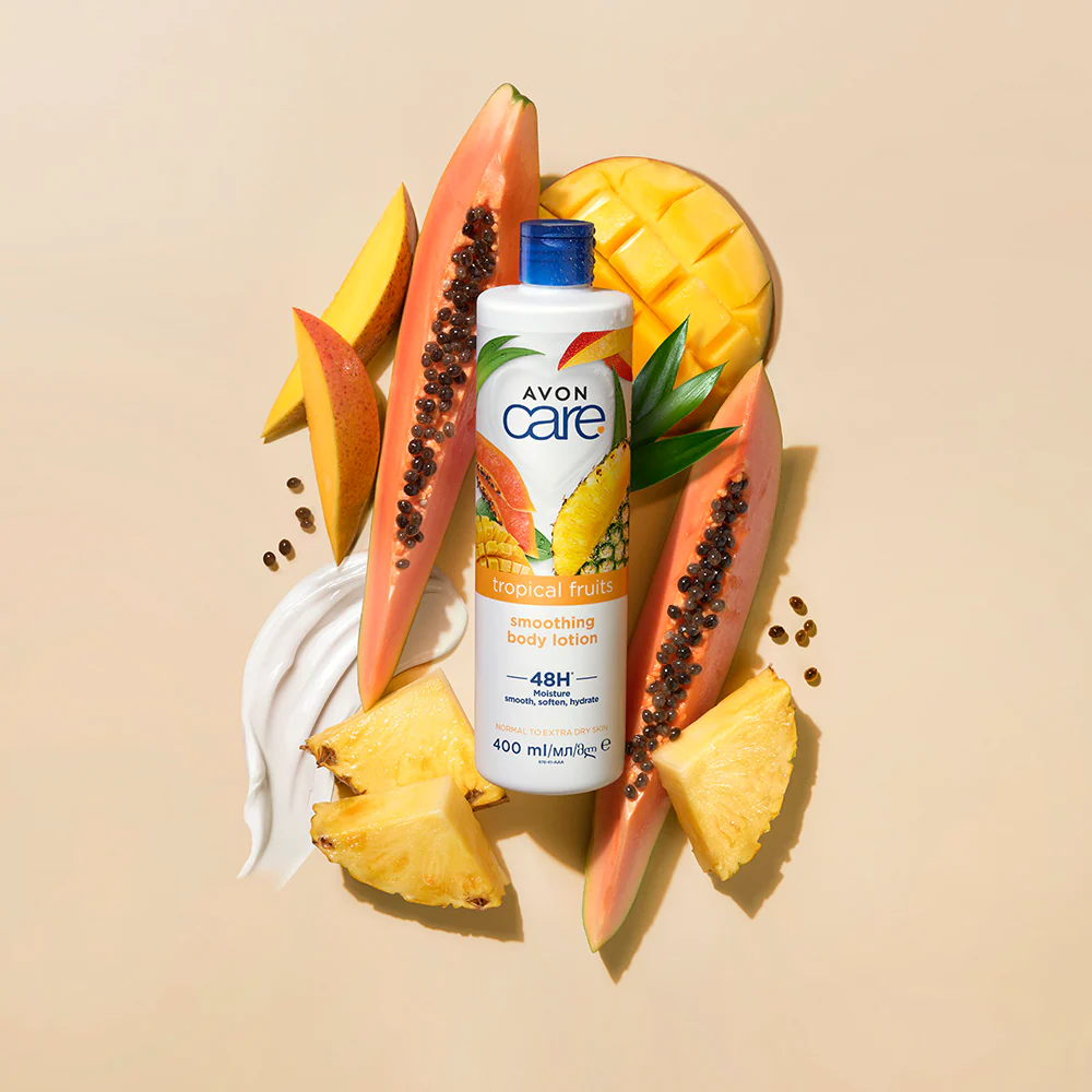 Avon Care Tropical Fruits Smoothing Body Lotion – 400ml Shopwice Avon Care Tropical Fruits Smoothing Body Lotion – 400ml - Image 2