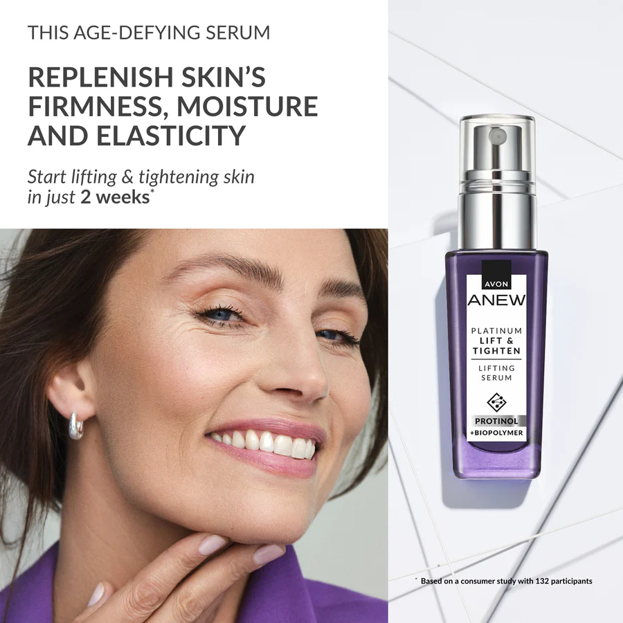 Avon Anew Platinum Lift & Tighten Lifting Serum - 30ml Shopwice Avon Anew Platinum Lift & Tighten Lifting Serum - 30ml - Image 2