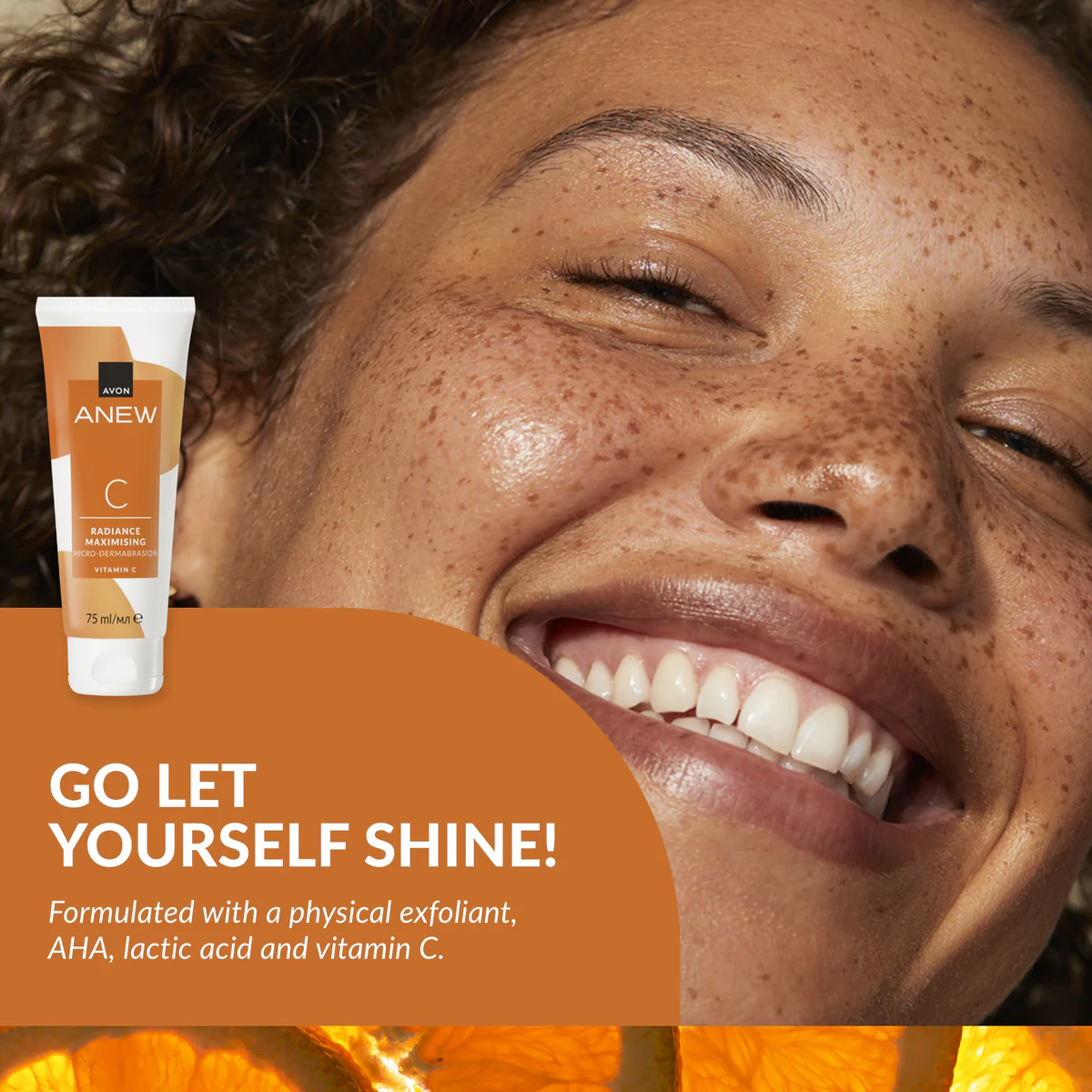 Avon Anew Radiance Maximising Vitamin C Microdermabrasion - 75ml Shopwice Avon anew Radiance Maximising Vitamin C Microdermabrasion - 75ml