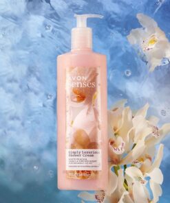 Avon Senses Simply Luxurious Shower Cream White Peach & Vanilla Orchid