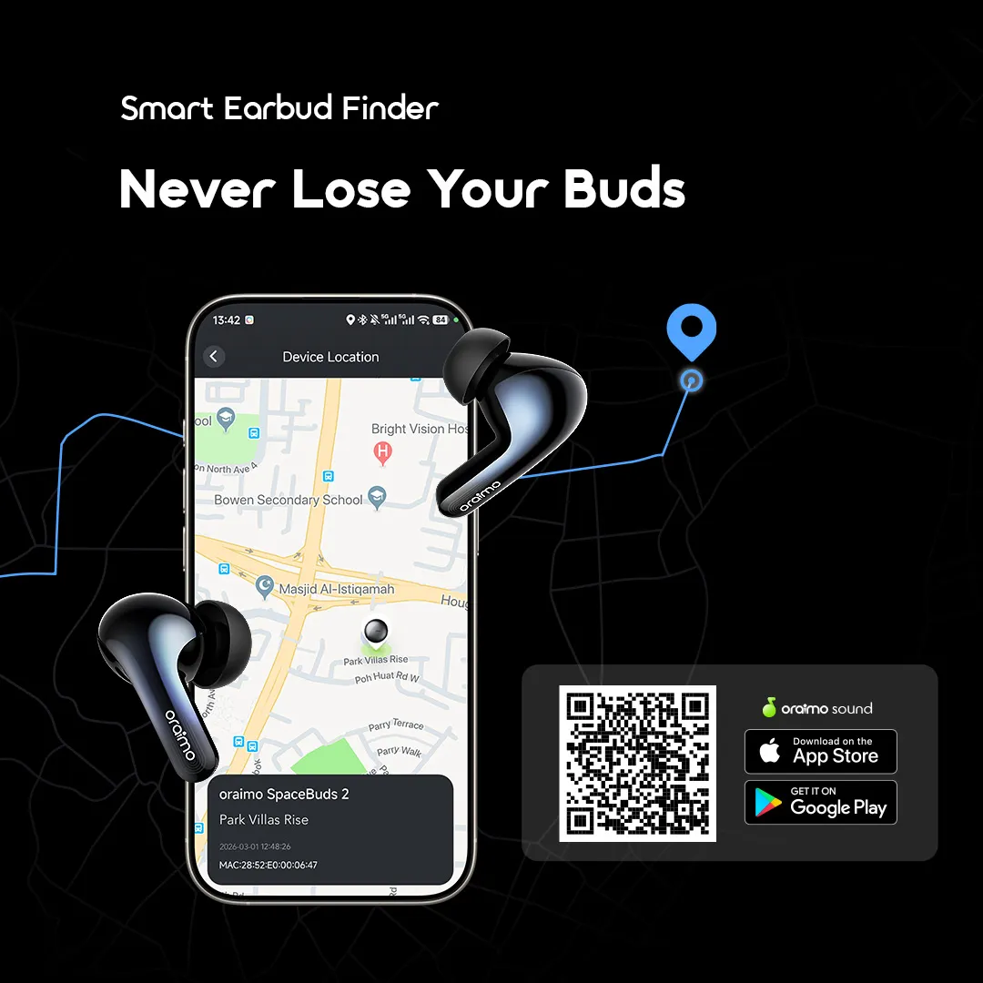 Oraimo SpaceBuds 2 AI Smart 45hrs Playtime True Wireless Earbuds Shopwice Oraimo SpaceBuds 2 AI Smart 45hrs Playtime True Wireless Earbuds - Image 11