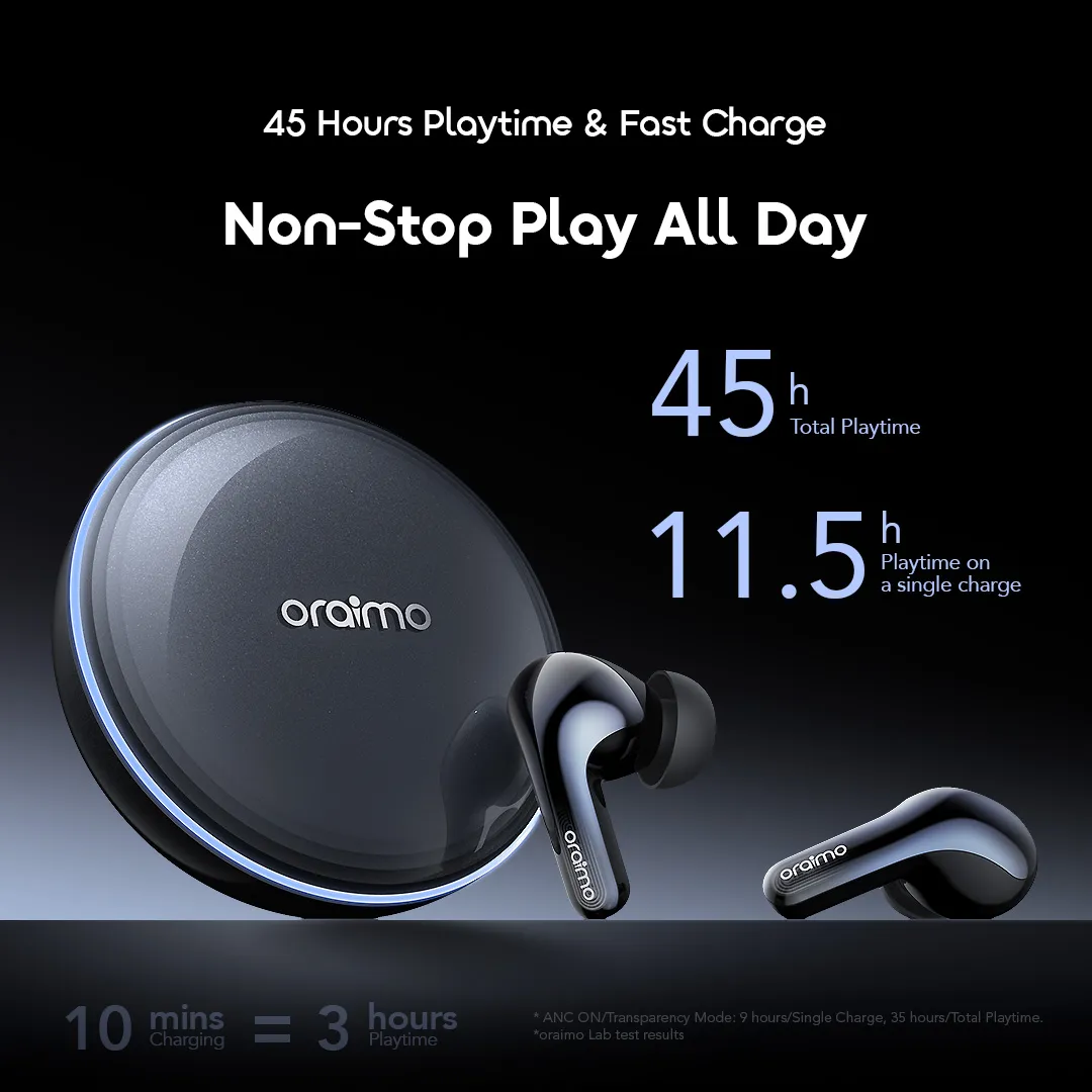 Oraimo SpaceBuds 2 AI Smart 45hrs Playtime True Wireless Earbuds Shopwice Oraimo SpaceBuds 2 AI Smart 45hrs Playtime True Wireless Earbuds - Image 10
