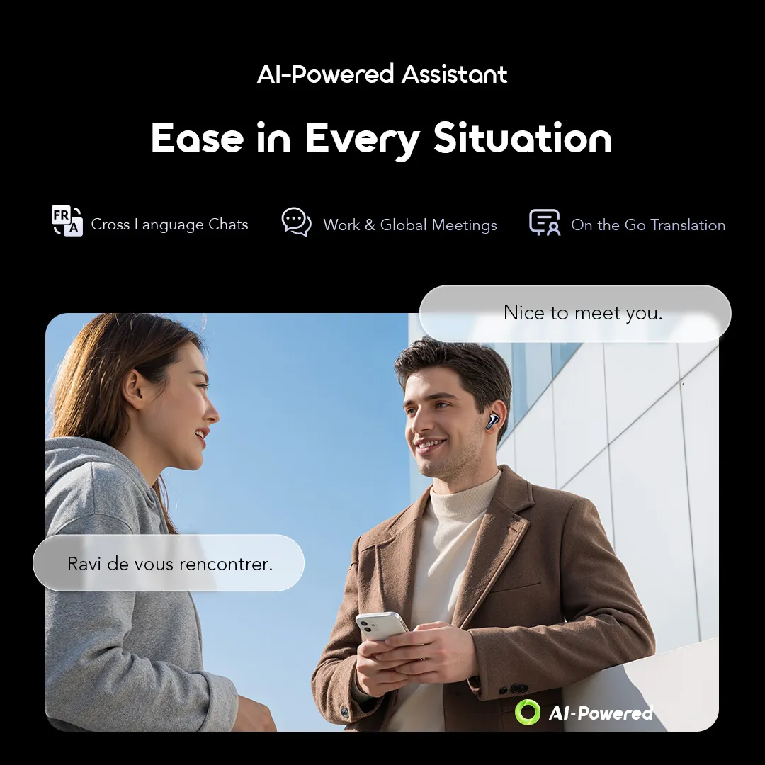 Oraimo SpaceBuds 2 AI Smart 45hrs Playtime True Wireless Earbuds Shopwice Oraimo SpaceBuds 2 AI Smart 45hrs Playtime True Wireless Earbuds - Image 7