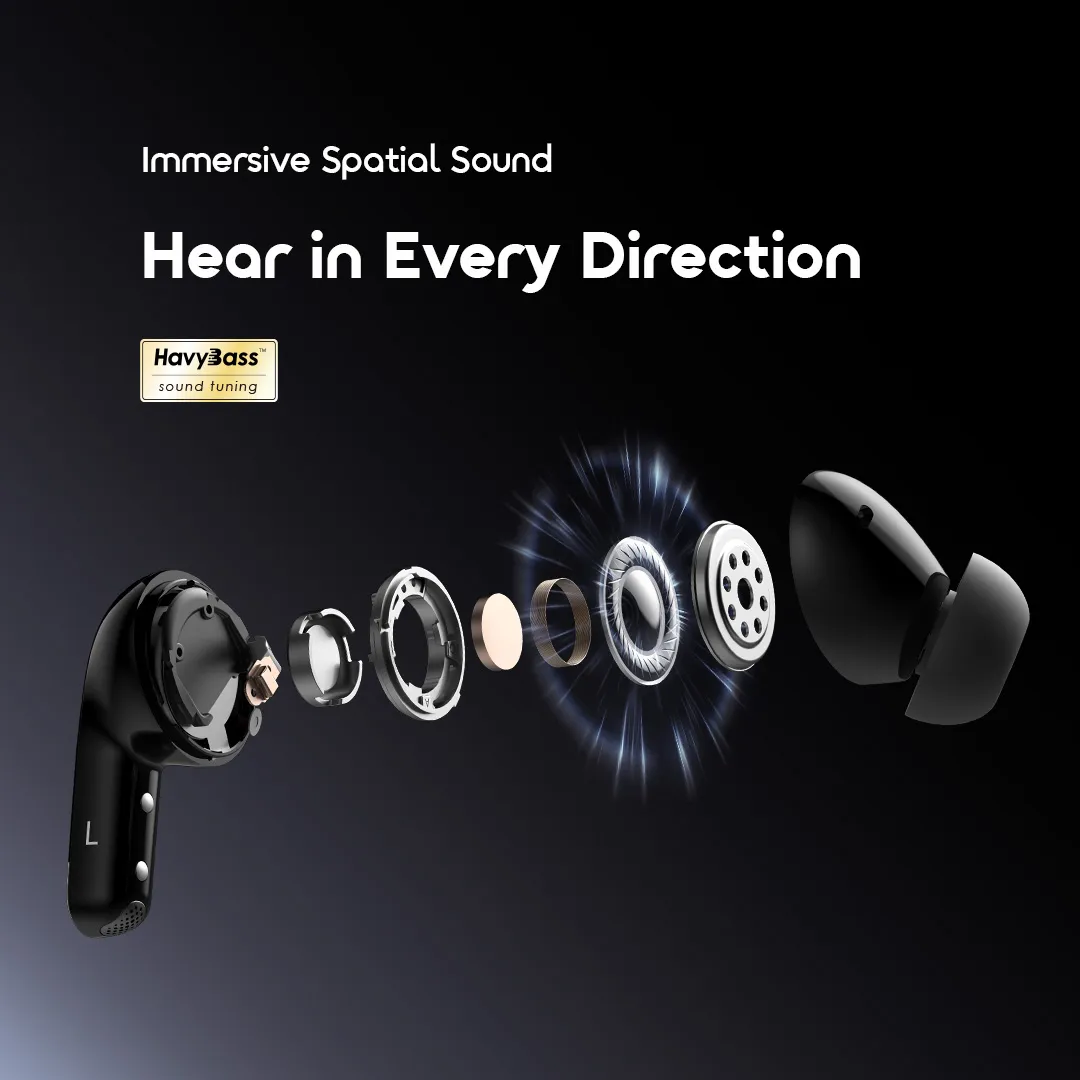 Oraimo SpaceBuds 2 AI Smart 45hrs Playtime True Wireless Earbuds Shopwice Oraimo SpaceBuds 2 AI Smart 45hrs Playtime True Wireless Earbuds - Image 5