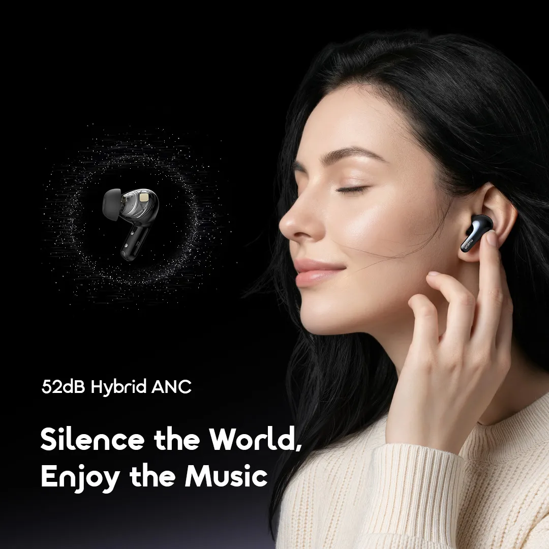 Oraimo SpaceBuds 2 AI Smart 45hrs Playtime True Wireless Earbuds Shopwice Oraimo SpaceBuds 2 AI Smart 45hrs Playtime True Wireless Earbuds - Image 3