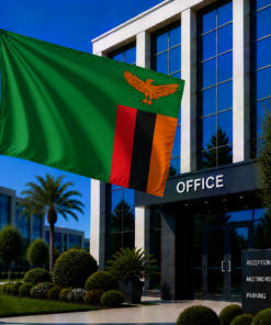 Zambia National Flag 90cm x 150cm - Outdoor Polyester Flag