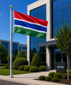 The Gambia National Flag 90cm x 150cm - Outdoor Polyester Flag