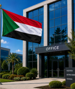 Sudan National Flag 90cm x 150cm - Outdoor Polyester Flag
