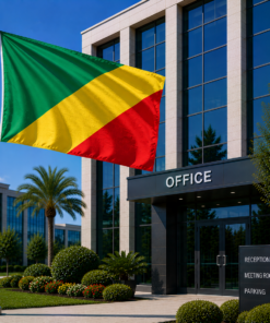 Republic Of The Congo  National Flag 90cm x 150cm - Outdoor Polyester Flag