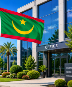 Mauritania National Flag 90cm x 150cm - Outdoor Polyester Flag