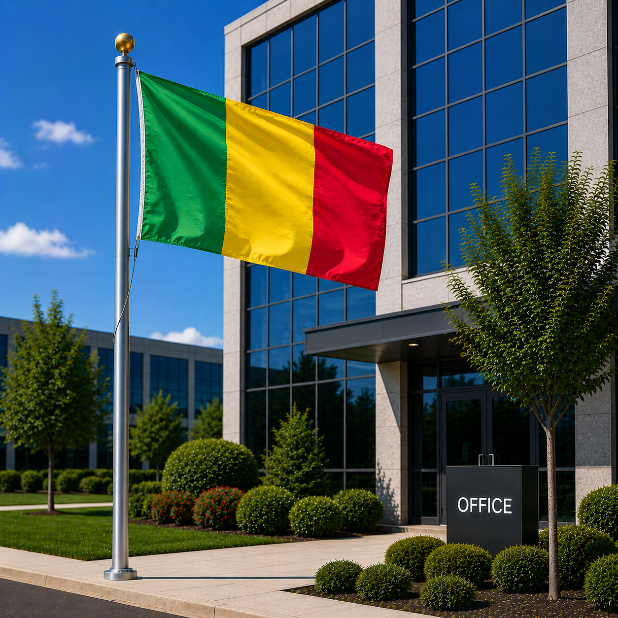 Mali National Flag 90cm x 150cm - Outdoor Polyester Flag Shopwice Mali National Flag 90cm x 150cm - Outdoor Polyester Flag
