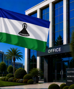 Lesotho National Flag 90cm x 150cm - Outdoor Polyester Flag