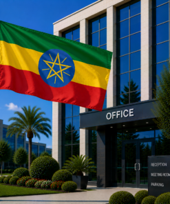 Ethiopia National Flag 90cm x 150cm - Outdoor Polyester Flag
