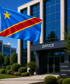 Democratic Republic Of The Congo National Flag 90cm x 150cm - Outdoor Polyester Flag