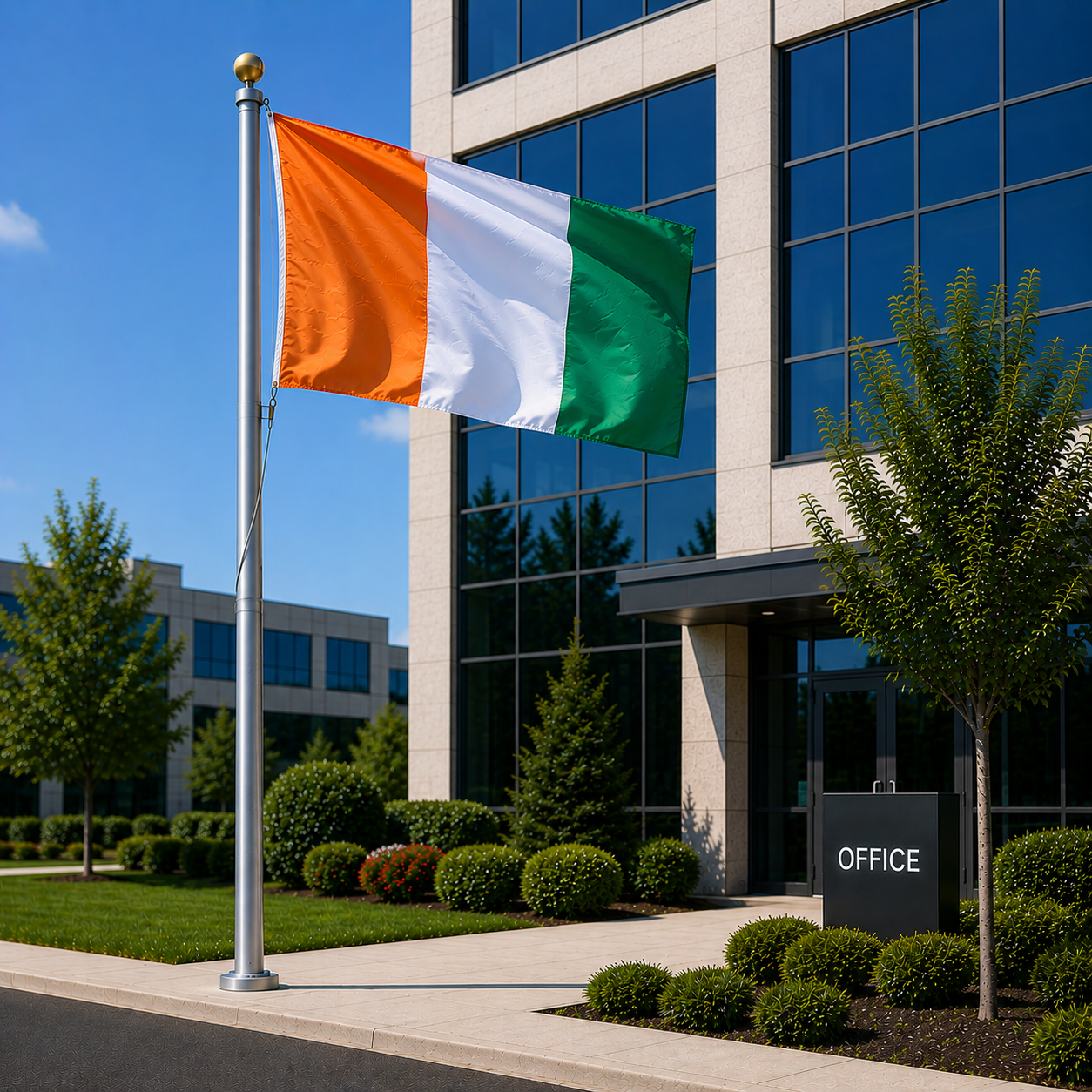 Ivory Coast National Flag 90cm x 150cm - Outdoor Polyester Flag Shopwice Ivory Coast National Flag 90cm x 150cm - Outdoor Polyester Flag