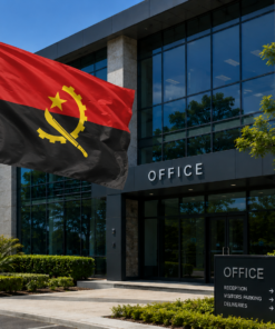 Angola National Flag 90cm x 150 - Outdoor Polyester Flag