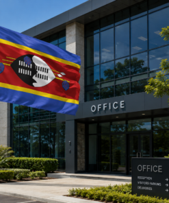 Swaziland National Flag 90cm x 150cm - Outdoor Polyester Flag