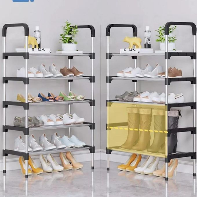 6-Tiers Shoe Rack Storage Organizer 21 Pairs Large Capacity Shopwice 6-Tier Shoe Rack Storage Organizer 21 Pairs Large Capacity