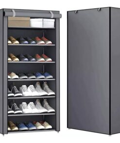 7-Level Shoe Rack Organizer - 24 Pairs Capacity Storage Solution