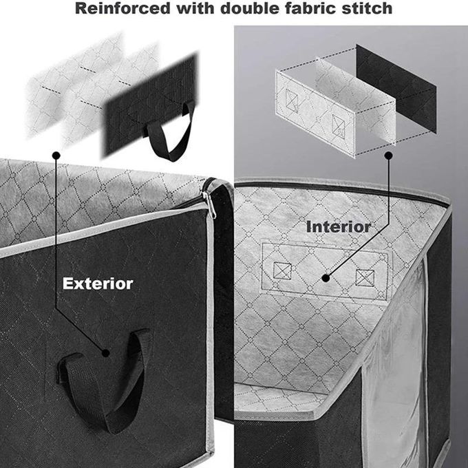 4Pcs/Set Foldable Clothes Quilt Storage Bags Shopwice 4Pcs/Set Foldable Clothes Quilt Storage Bags