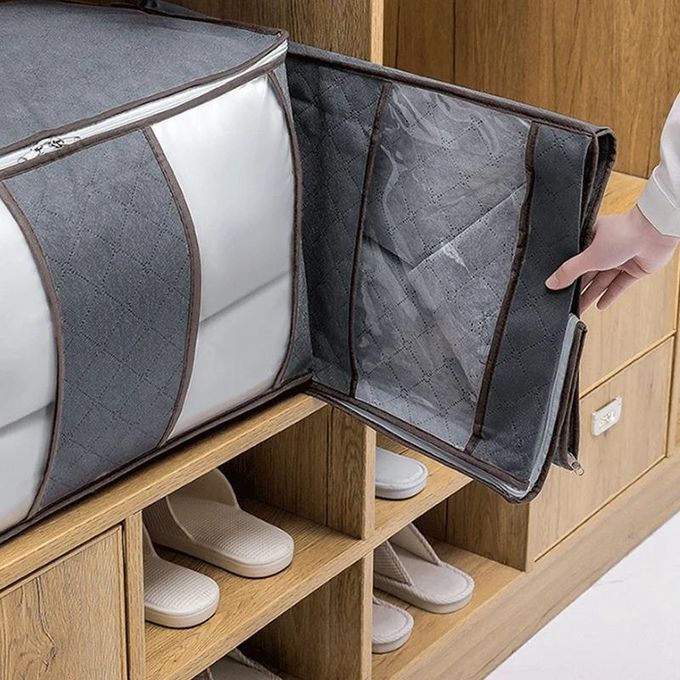 4Pcs/Set Foldable Clothes Quilt Storage Bags Shopwice 4Pcs/Set Foldable Clothes Quilt Storage Bags