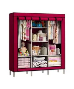 3-in-1 Portable Wardrobe 911 - Wine