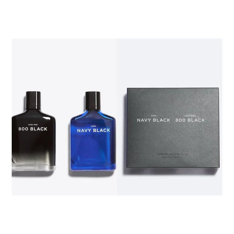 Zara navy black and Zara man 800 black EDT 2x 90 ml